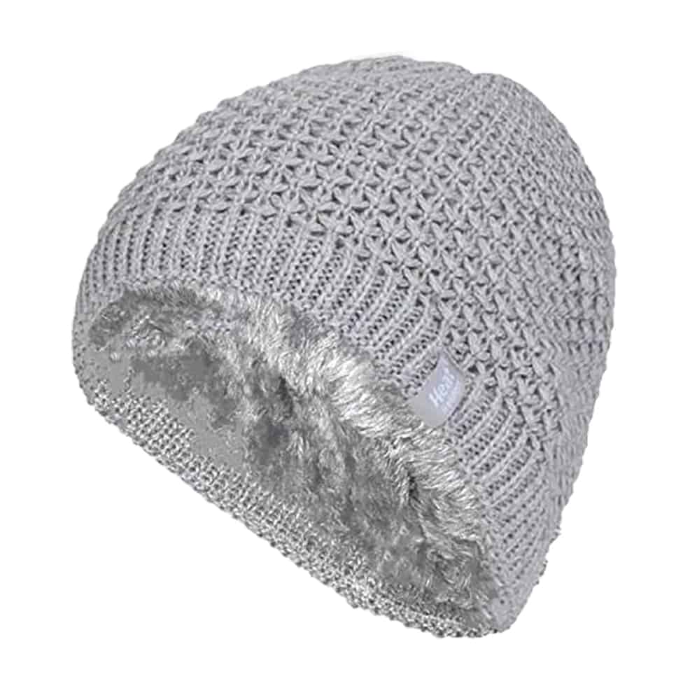 Gefütterte Thermo-Strickmütze mit Fleece
