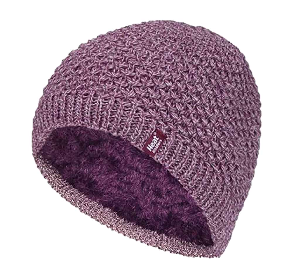Gefütterte Thermo-Strickmütze mit Fleece
