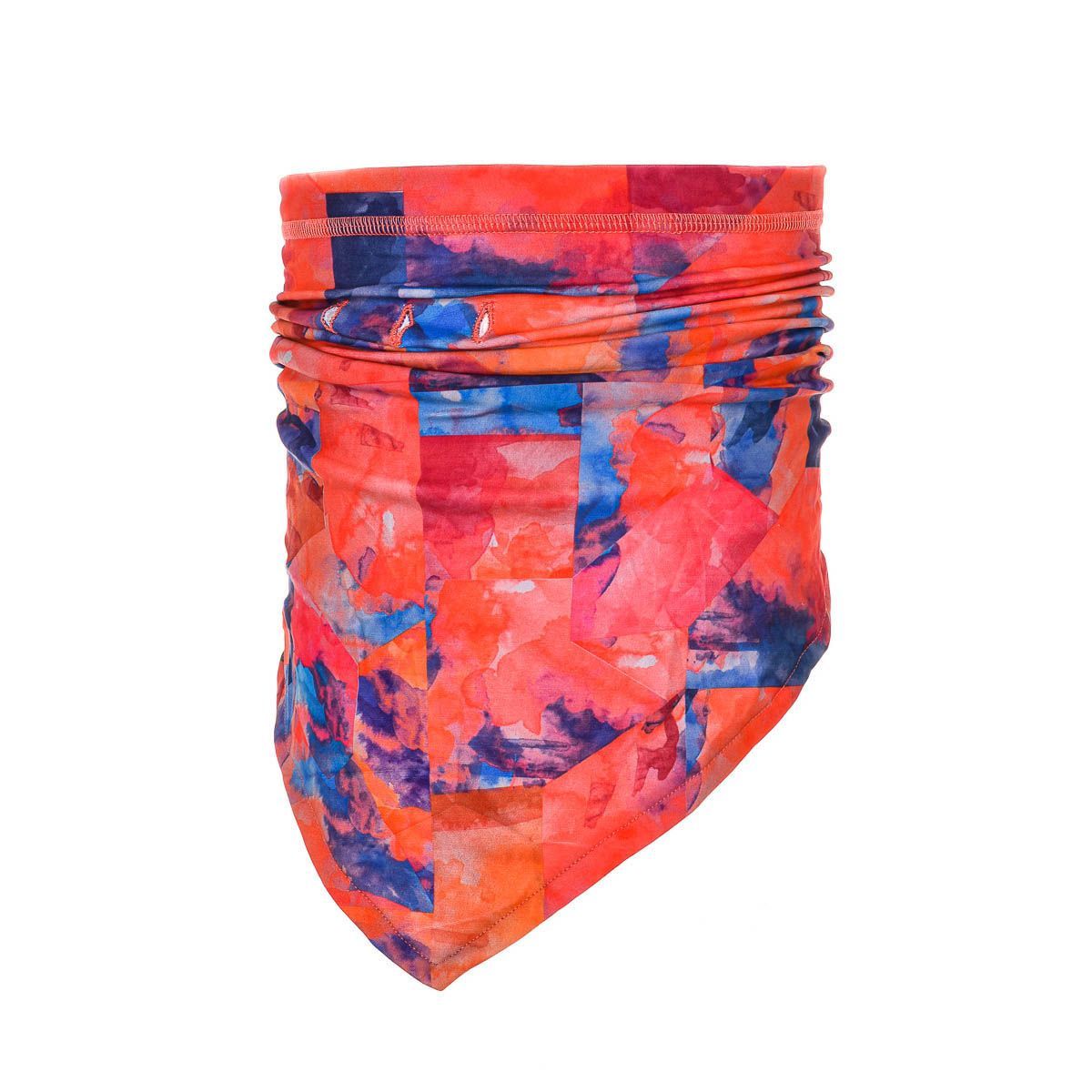 Abstraktes Polar-Bandana mit Aquarell-Druck