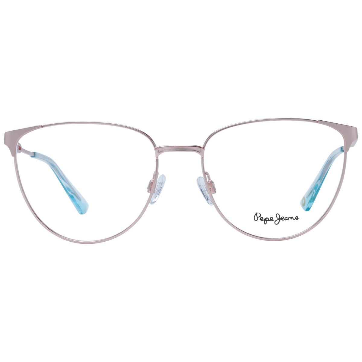 Elegante Cat-Eye-Brillenfassung in Roségold