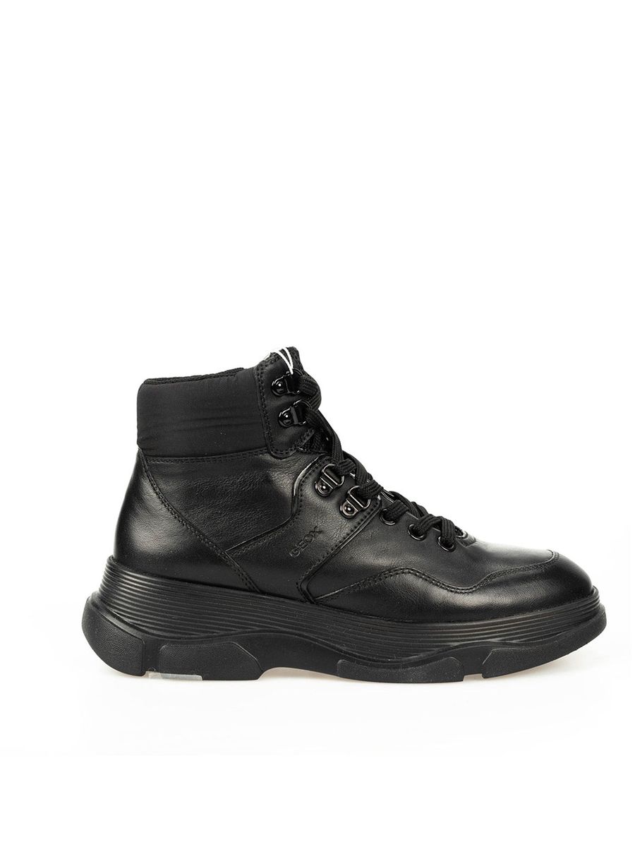 Chunky High-Top Sneaker aus Leder