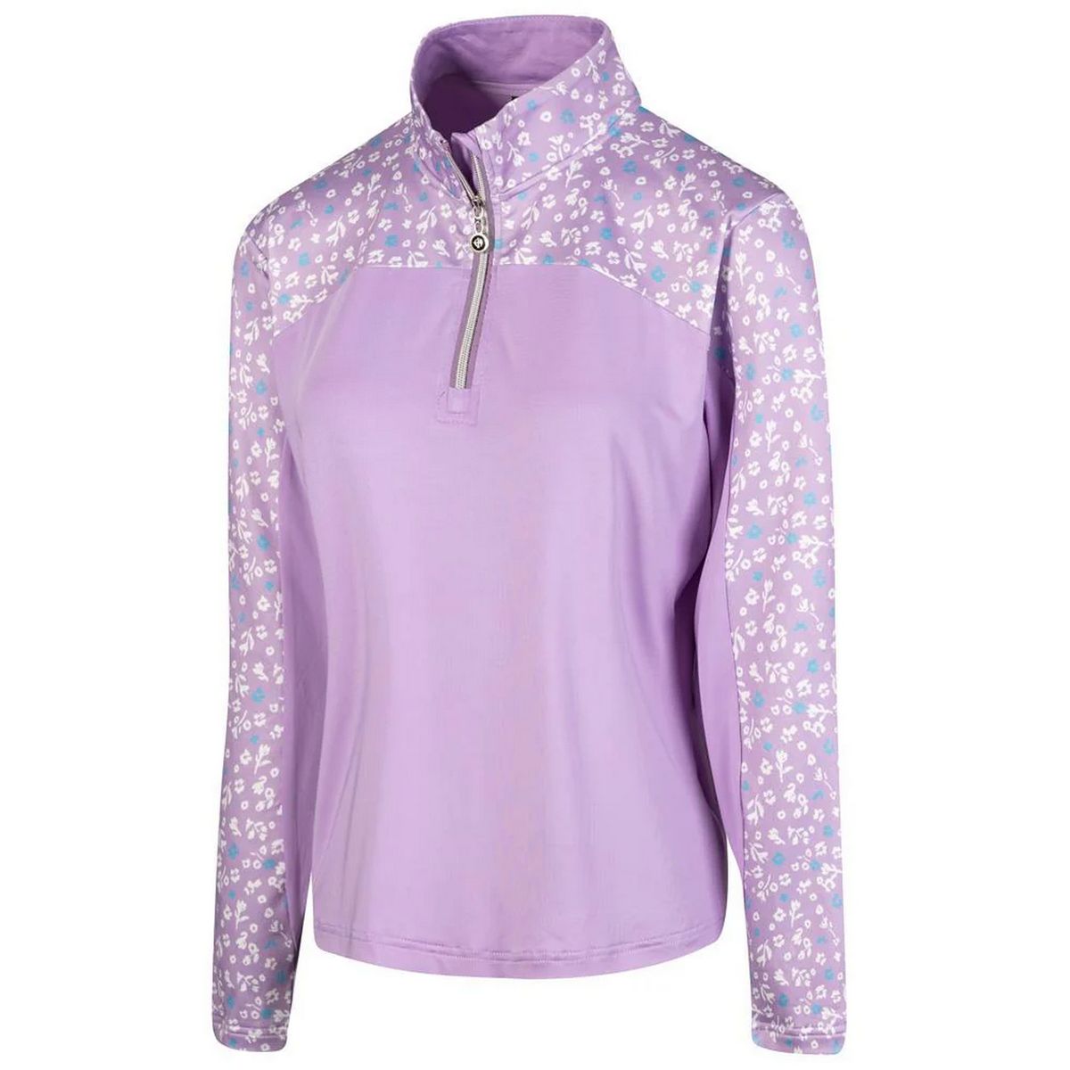 Langarm-Baselayer mit Blumenmuster