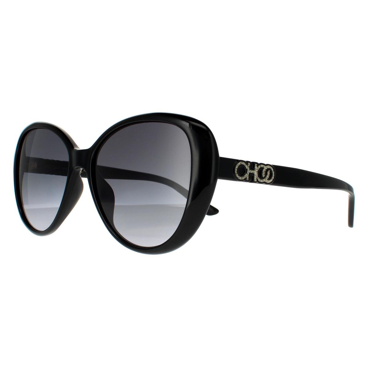 Übergroße Schmetterlings-Sonnenbrille mit Farbverlauf