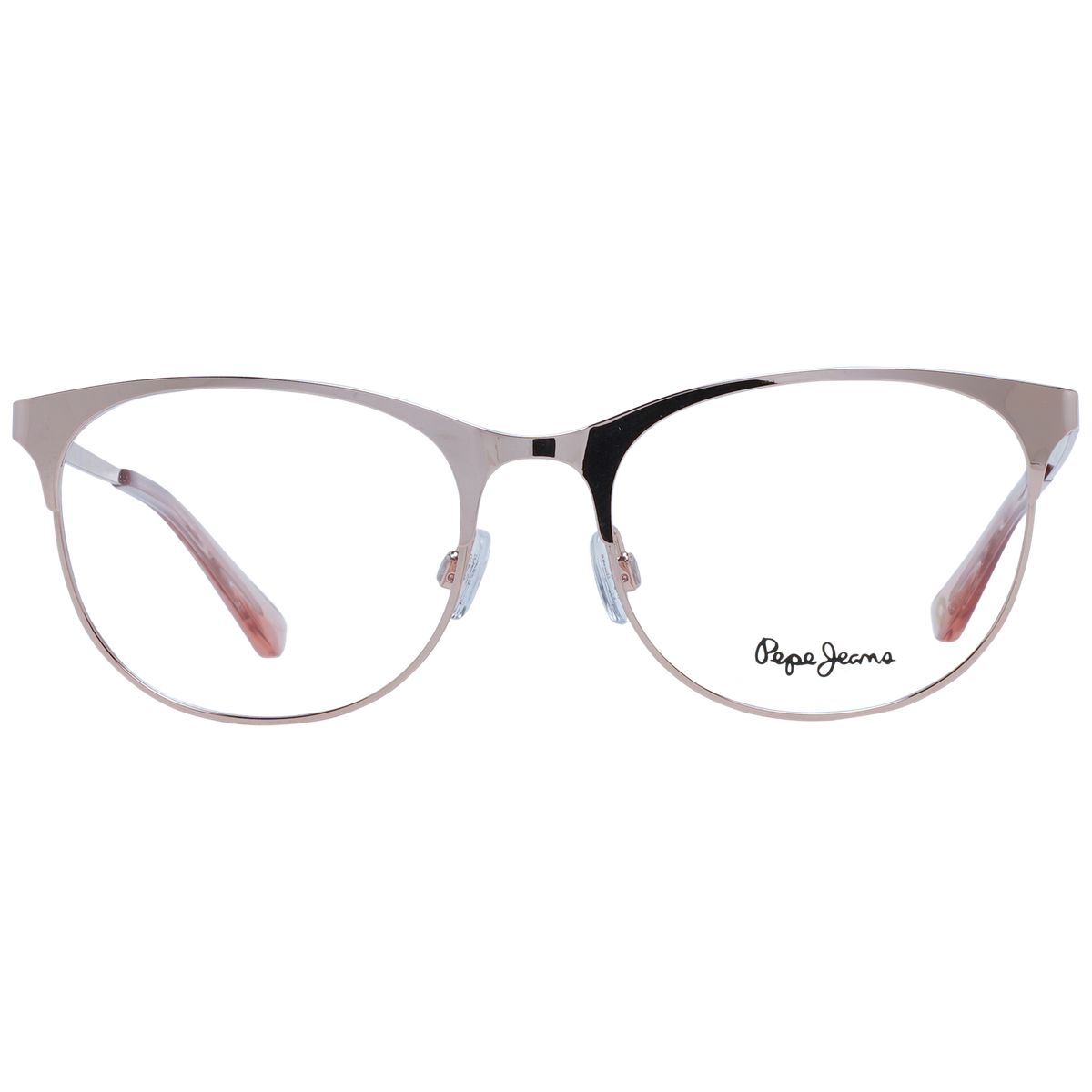 Elegante Cat-Eye Metallbrille