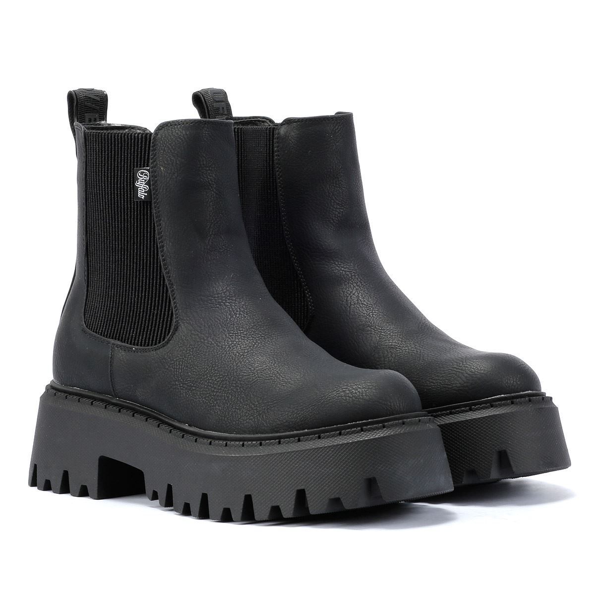Chelsea-Boots mit Plateausohle