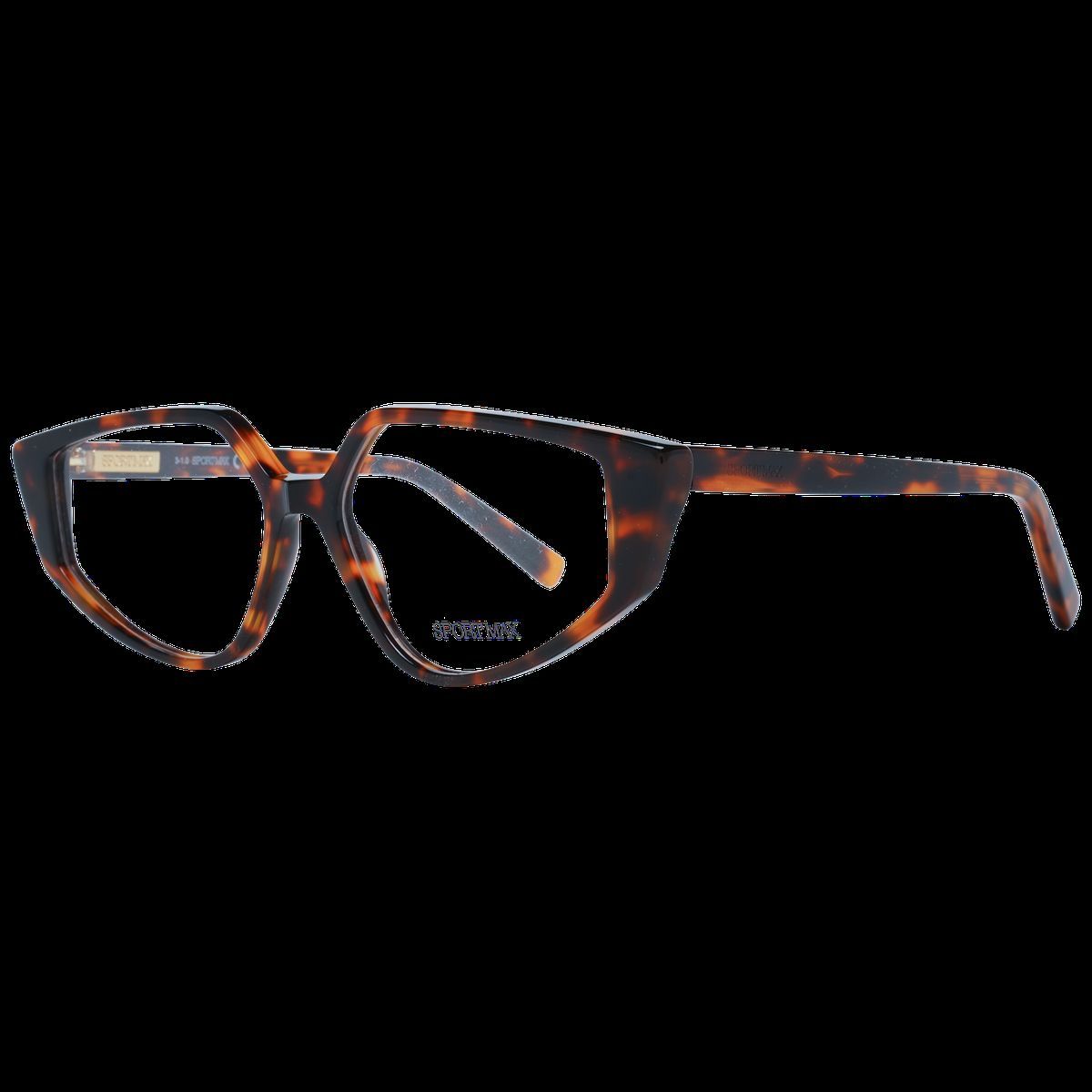 Markante Geometrische Schildpatt-Brille