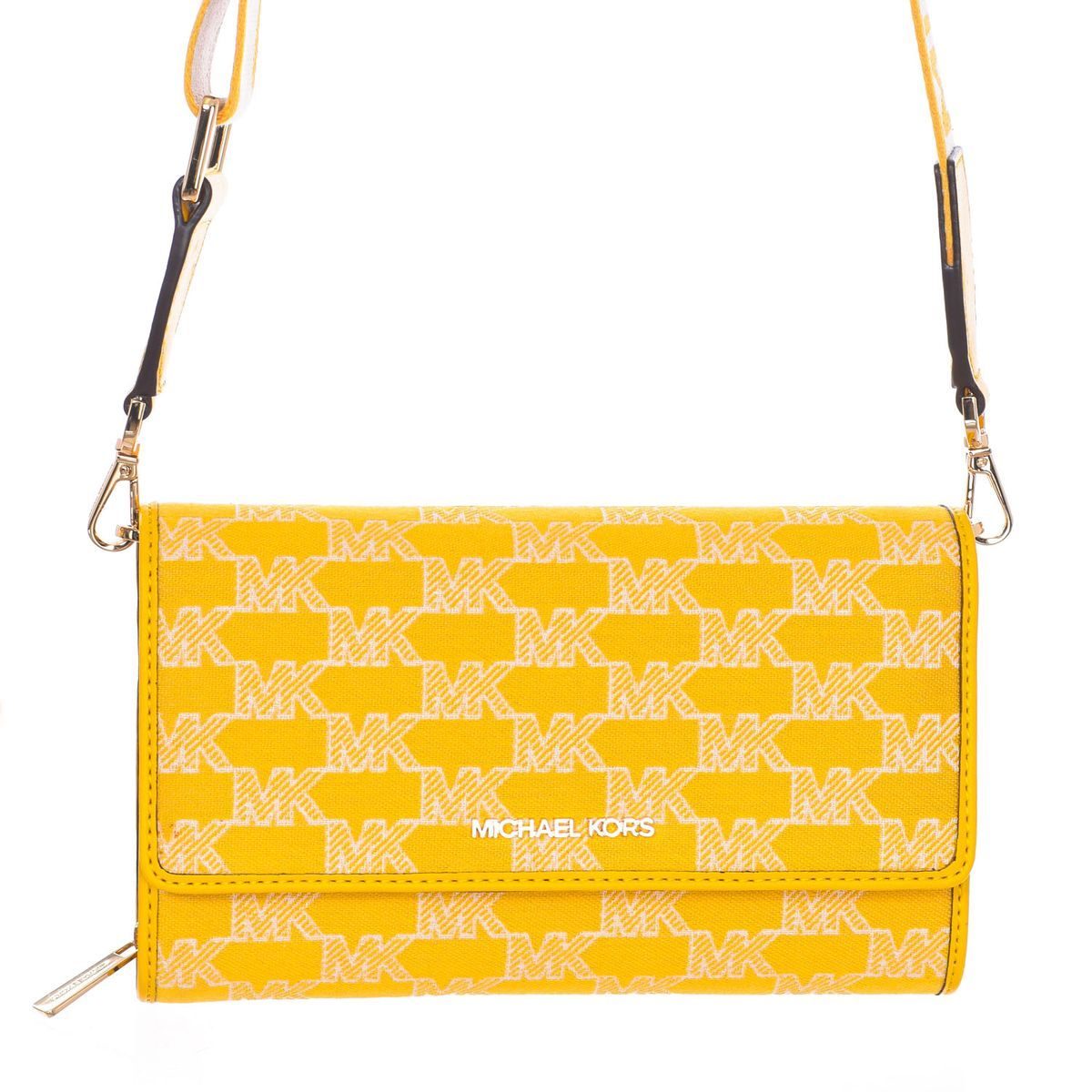 Umhängetasche mit Monogramm-Muster