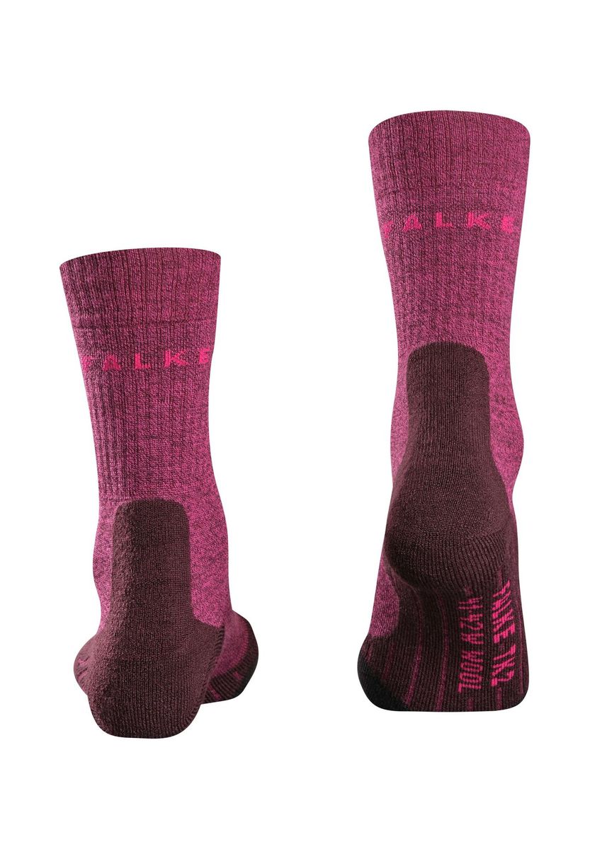 Mittelschwer gepolsterte Woll-Trekkingsocken