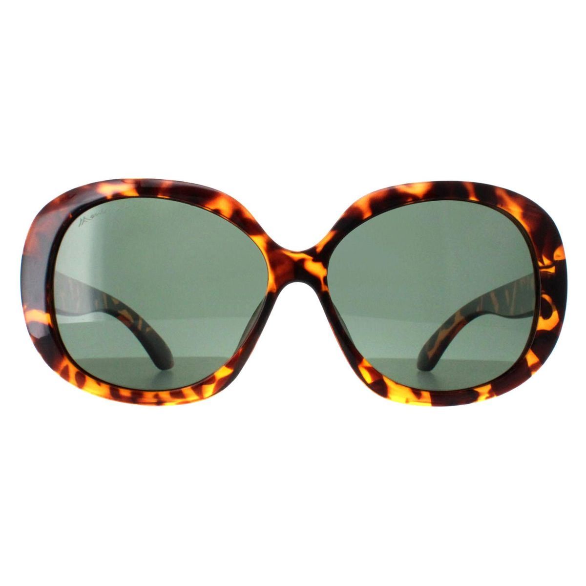 Oversized Schildpatt Polarisierte Sonnenbrille