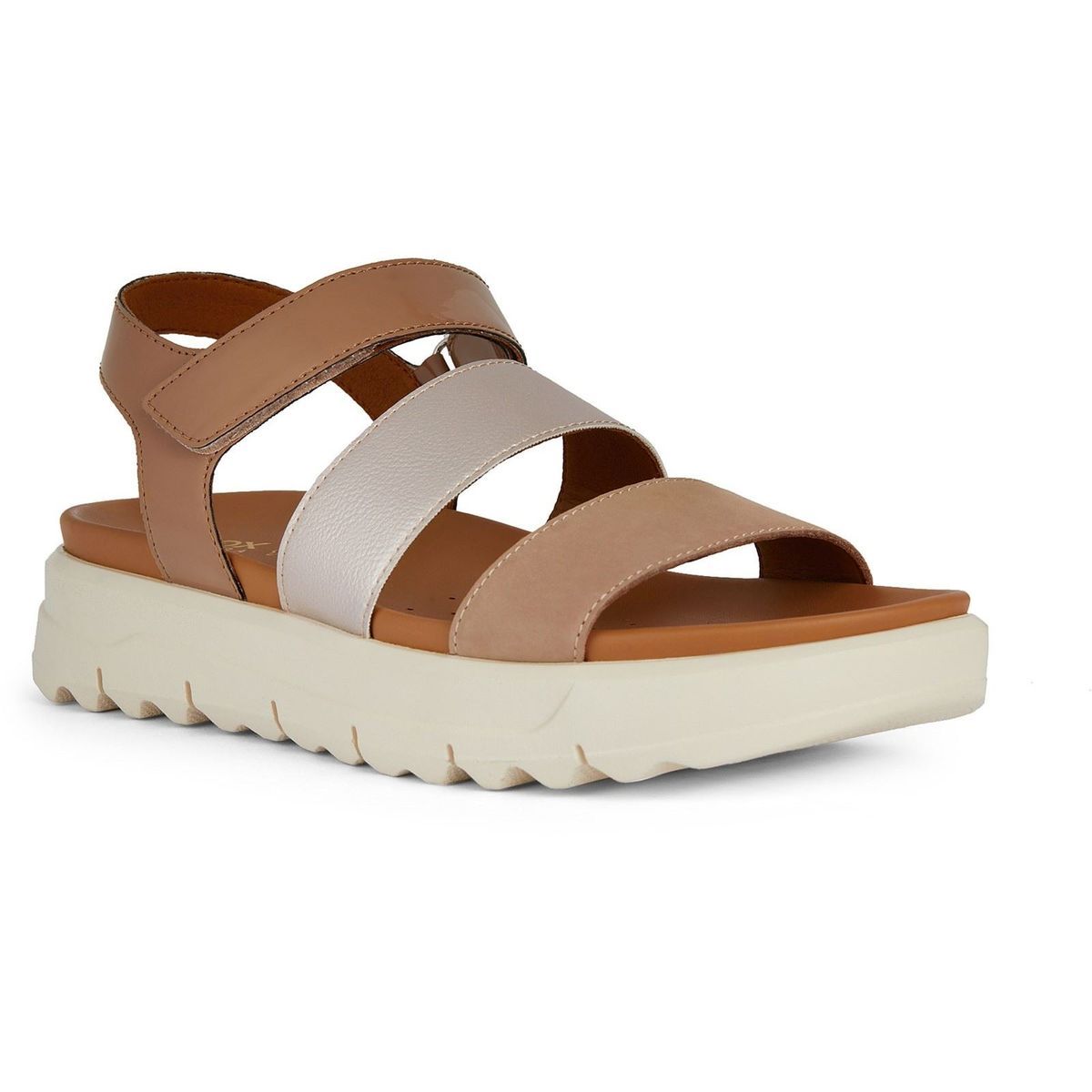 Leichte Plateau-Sandalen mit Mehrfachriemen