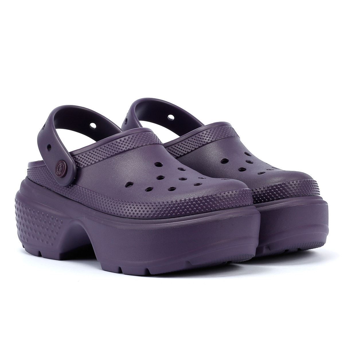 Plateau-Clogs mit Stollensohle