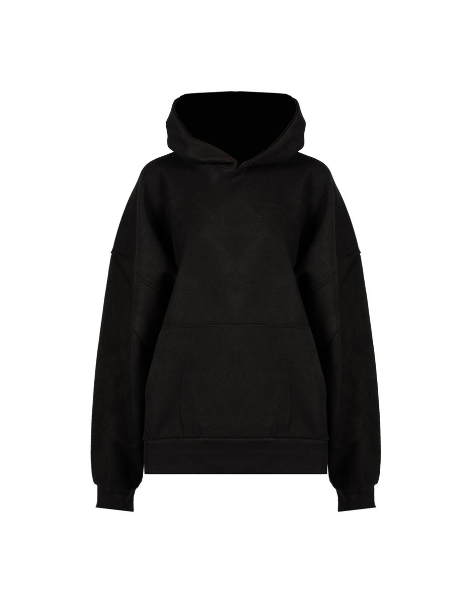 Übergroßes minimalistisches Kapuzensweatshirt
