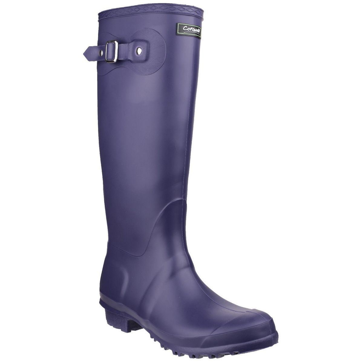 Hohe Gummistiefel mit Schnalle
