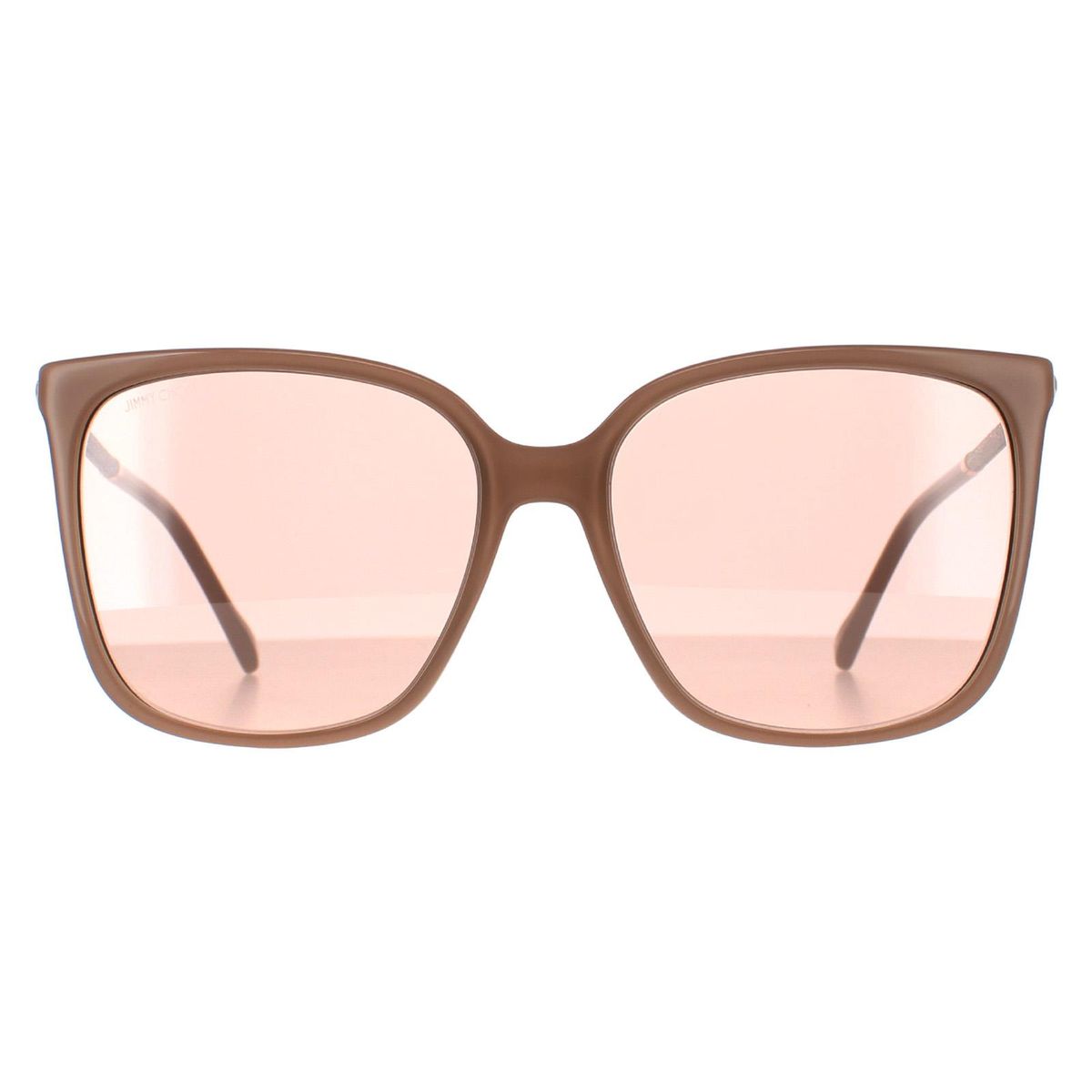 Quadratische Sonnenbrille mit Glitzerbügeln
