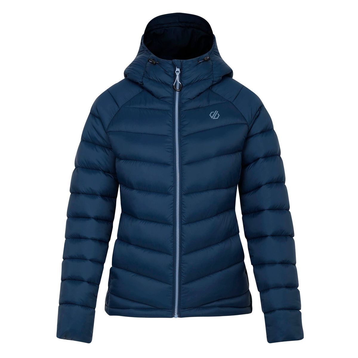 Gesteppte Kapuzenjacke aus Ripstop