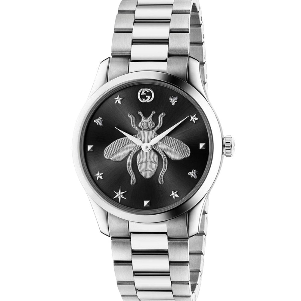 G-Timeless Uhr mit Biene und Sternen