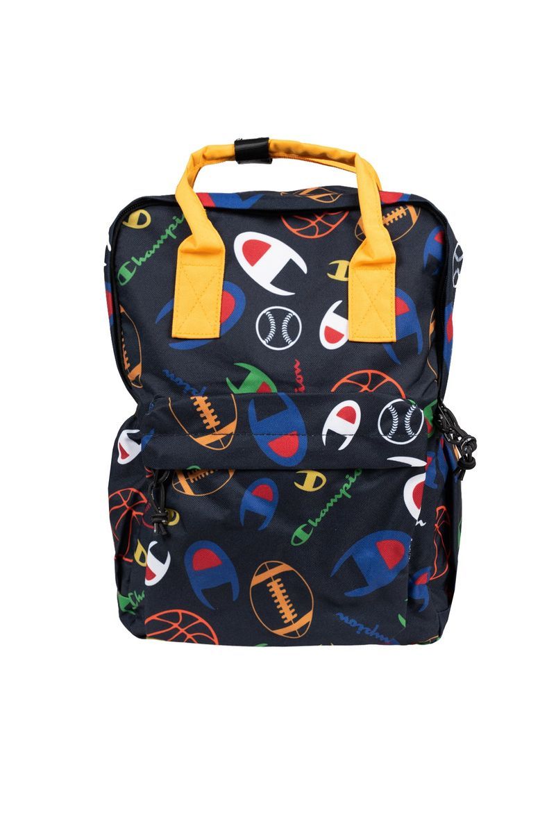 Rucksack mit sportlichem Logo-Print