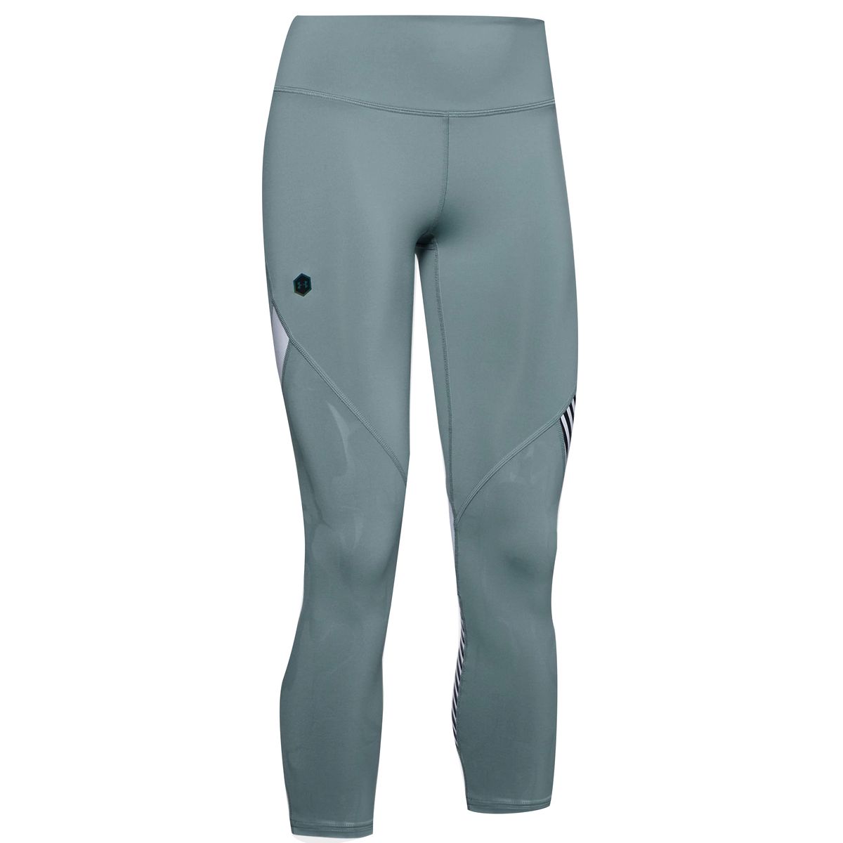 Hochleistungs-Crop-Leggings mit Tech-Finish