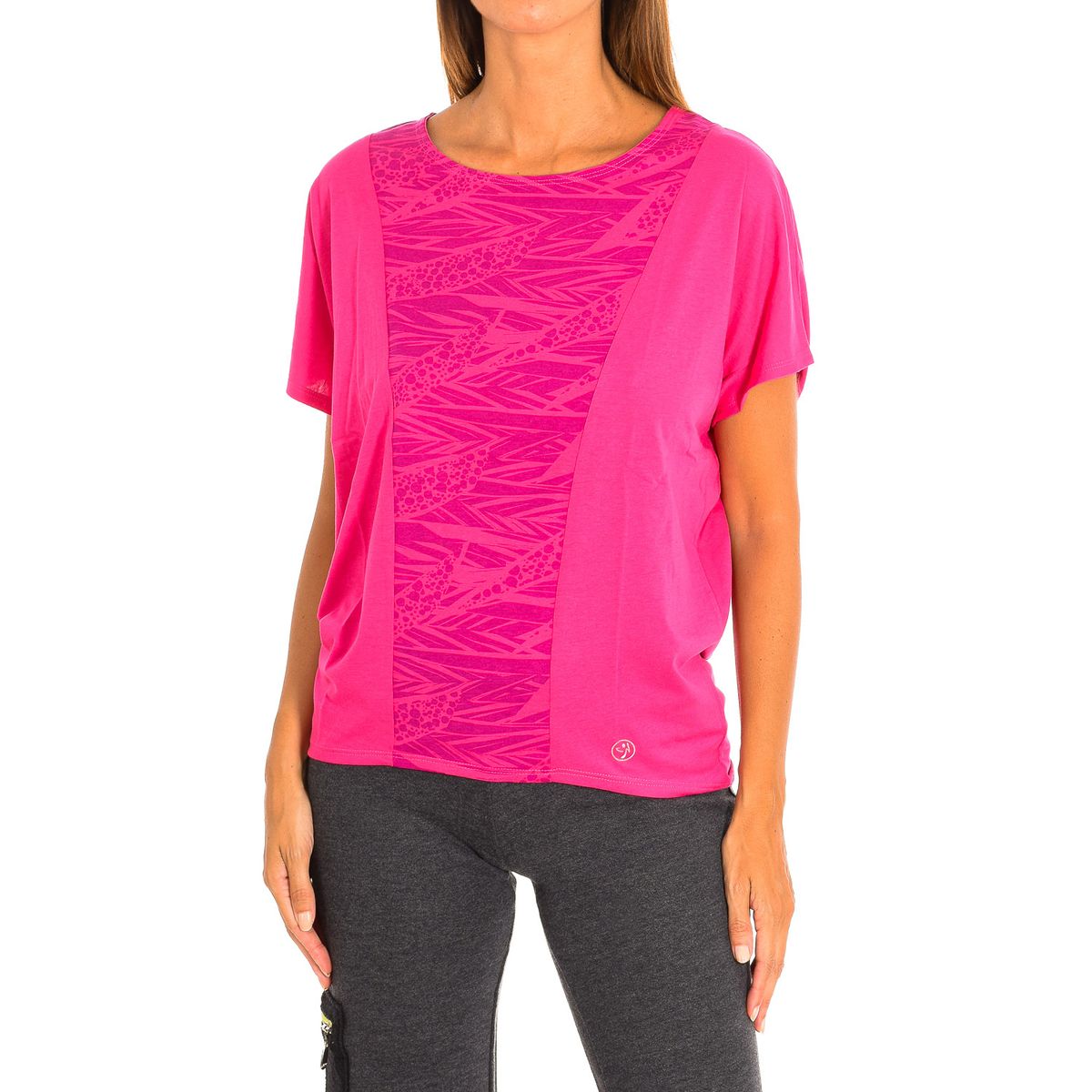 Sport-T-Shirt mit lockerem Grafikprint