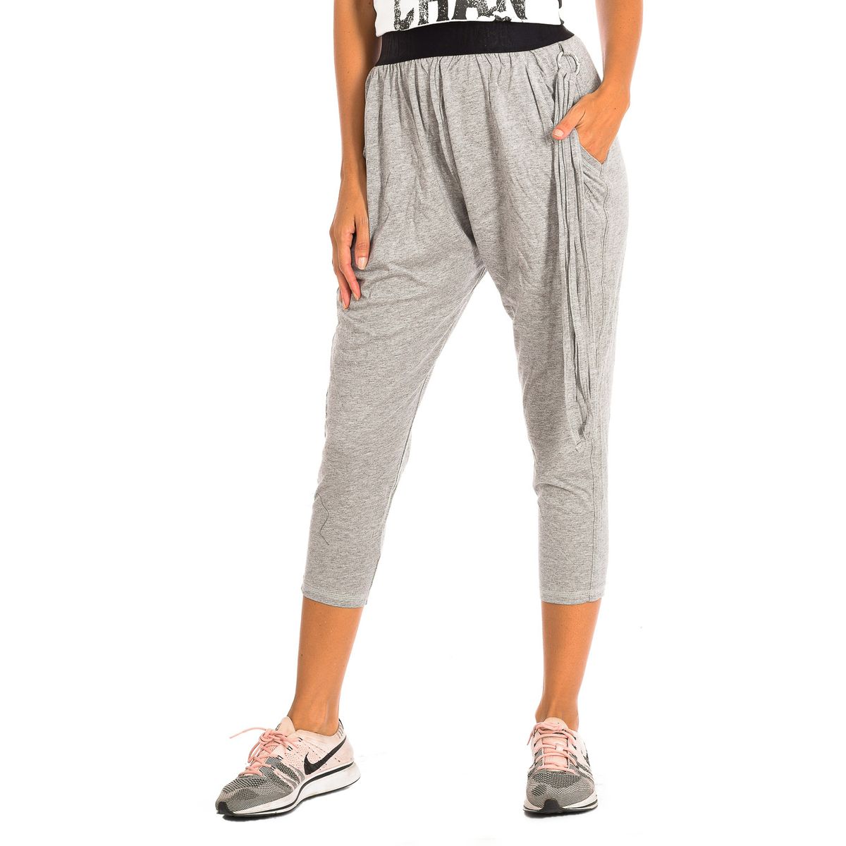 Sportliche Harem Caprihose