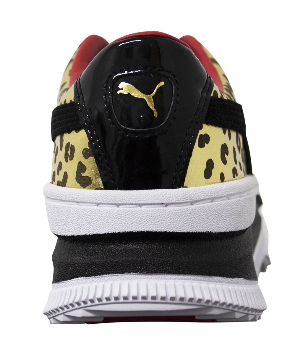 Plattform-Sneaker mit Leopardenprint