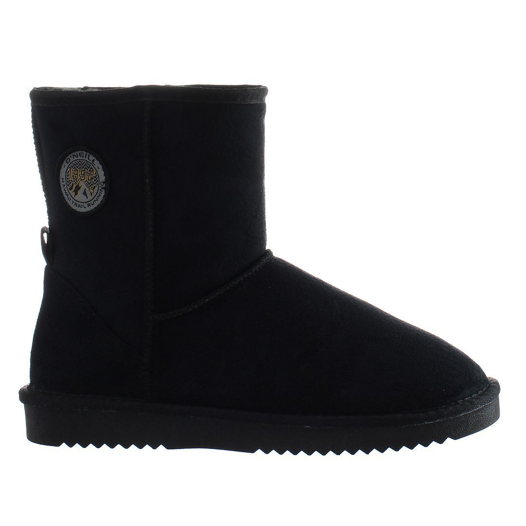Gefütterte Winterstiefel aus Wildlederimitat
