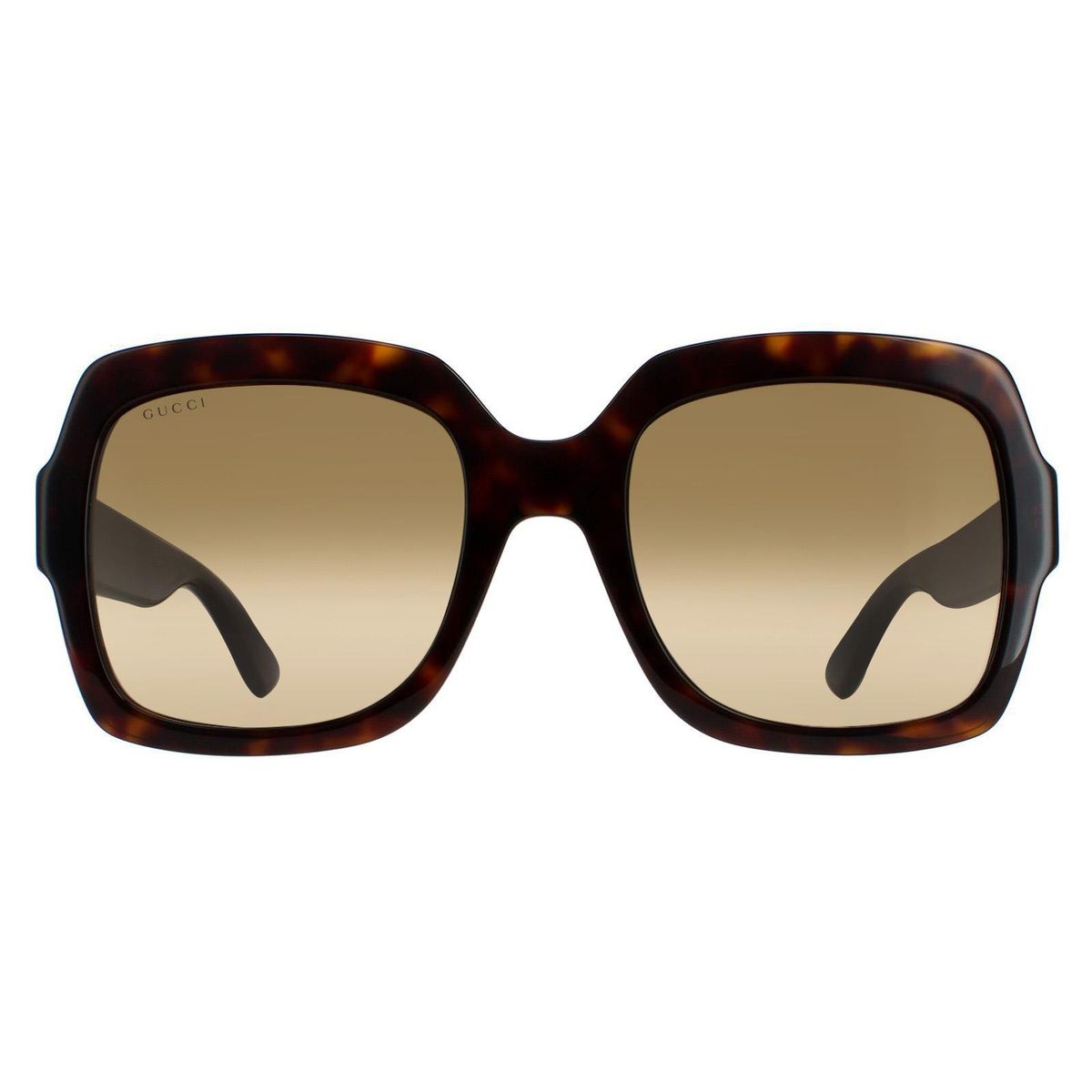 Übergroße quadratische Schildpatt-Sonnenbrille