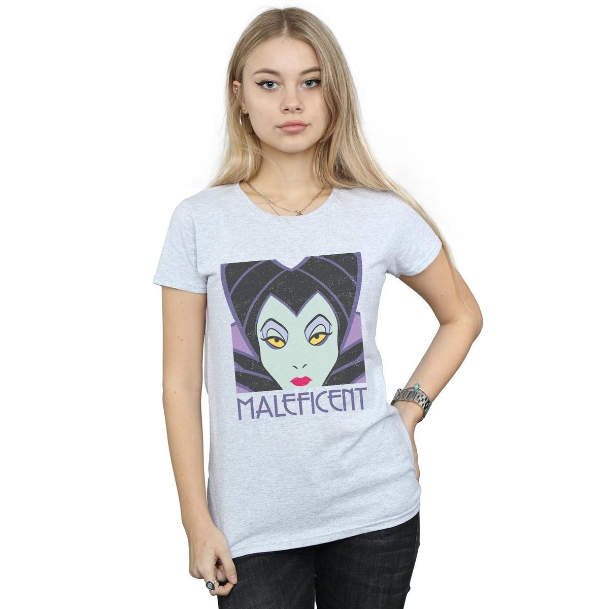 Maleficent Grafik-Print Baumwoll-Shirt