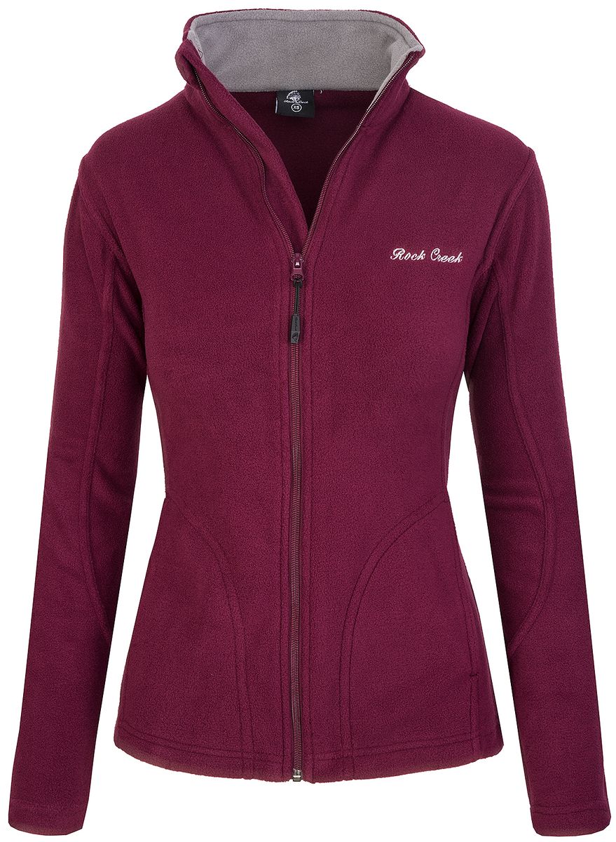 Funktionale Fleecejacke mit Stehkragen