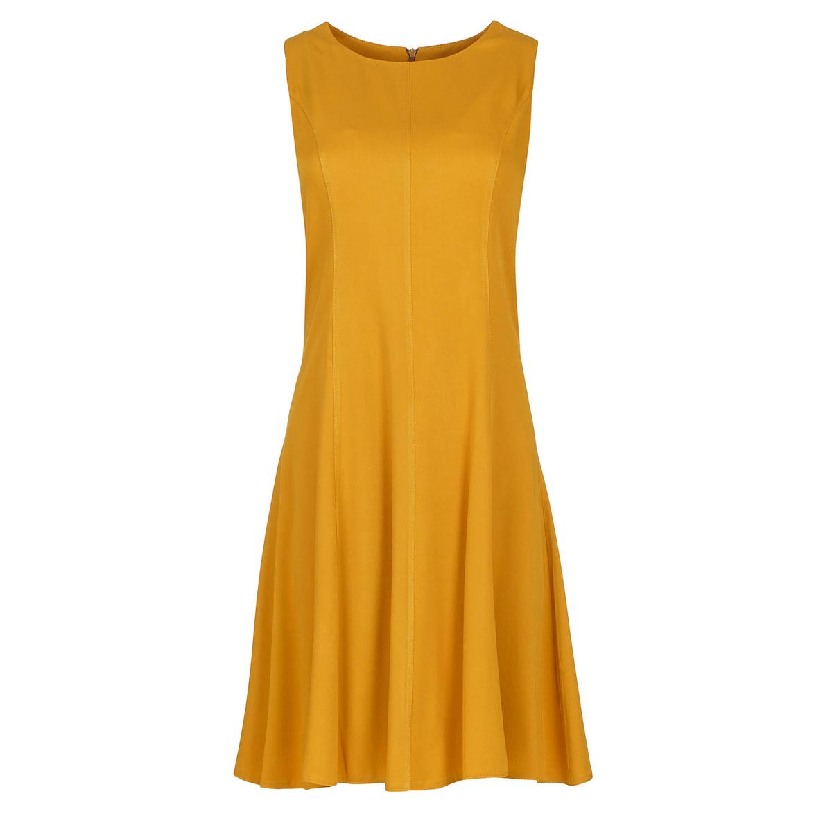 Ärmelloses Midikleid mit Glockenrock