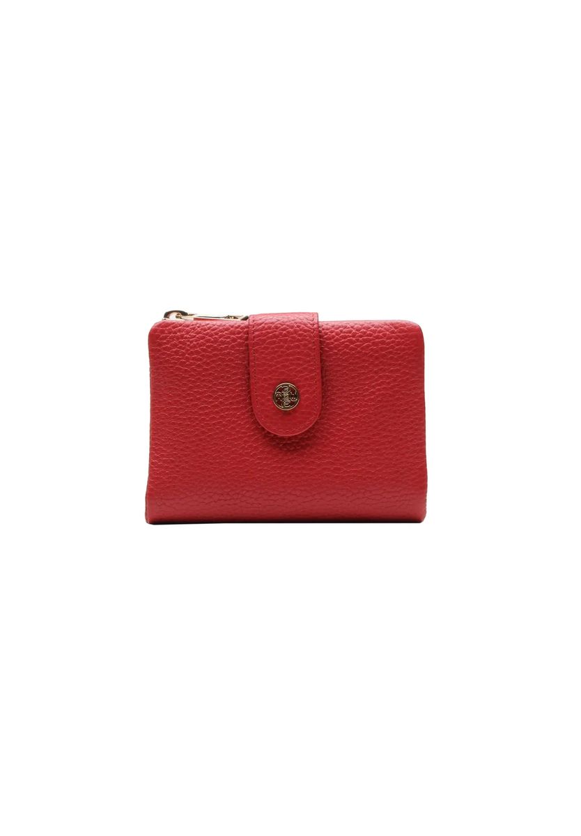 RFID-Bifold-Geldbörse aus genarbtem Leder
