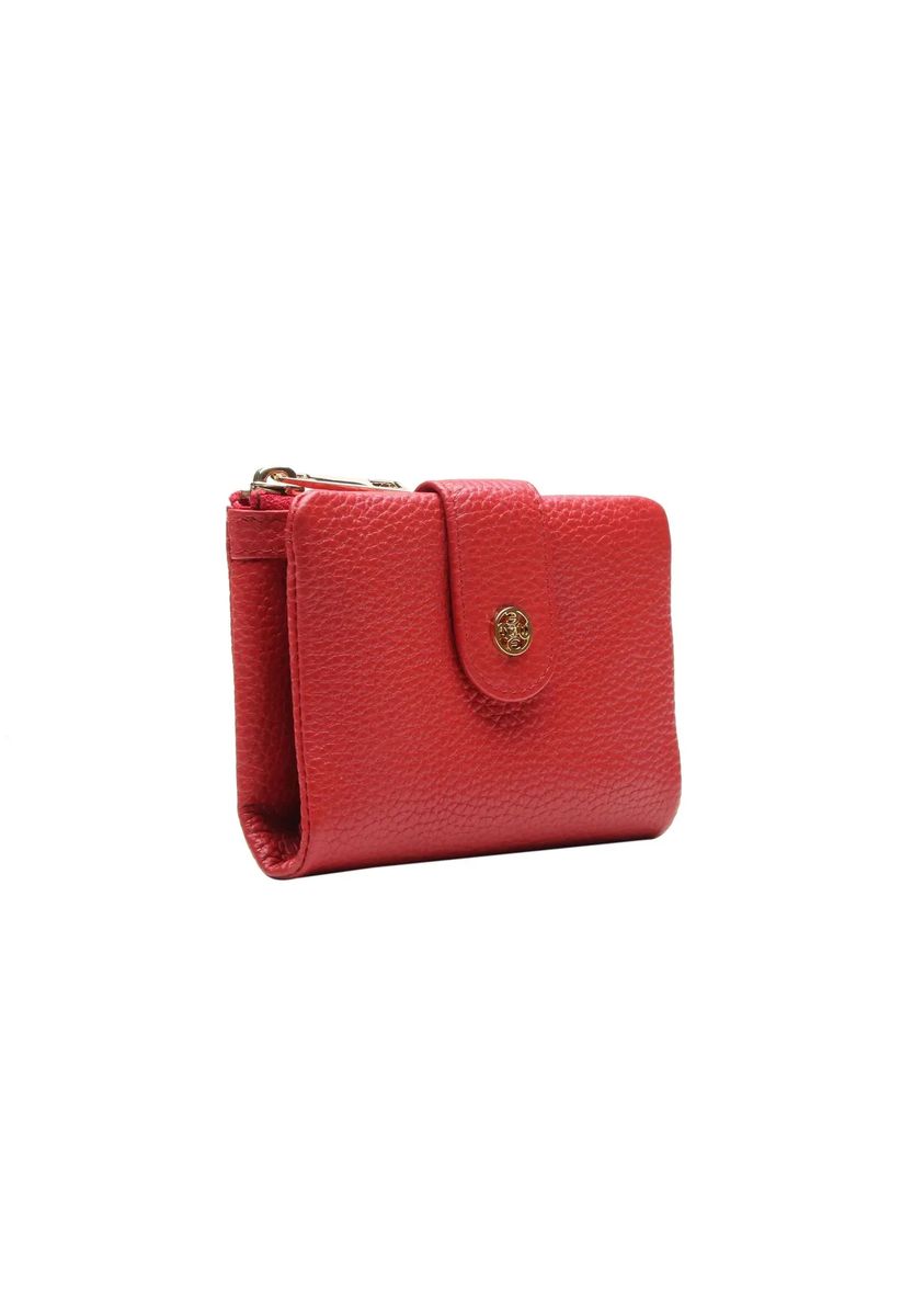 RFID-Bifold-Geldbörse aus genarbtem Leder