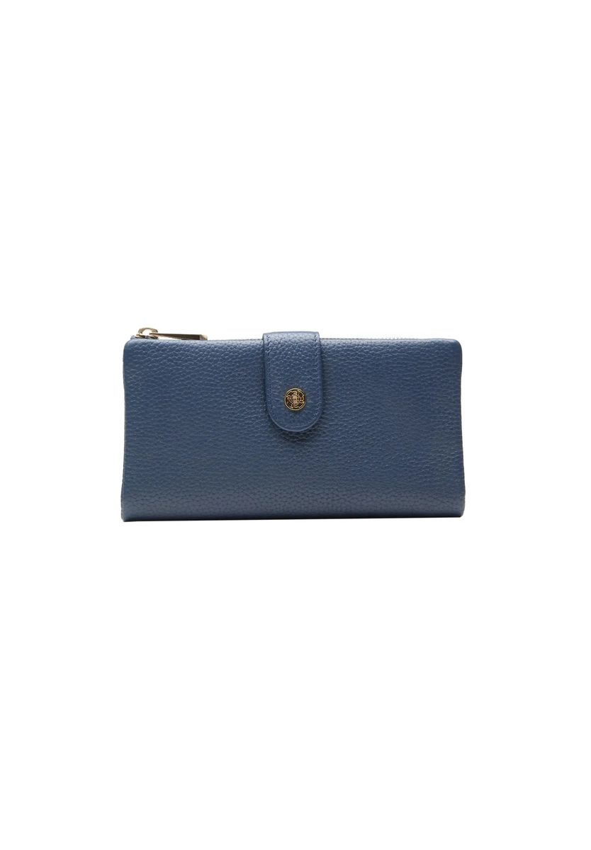 Elegantes Portemonnaie aus genarbtem Leder