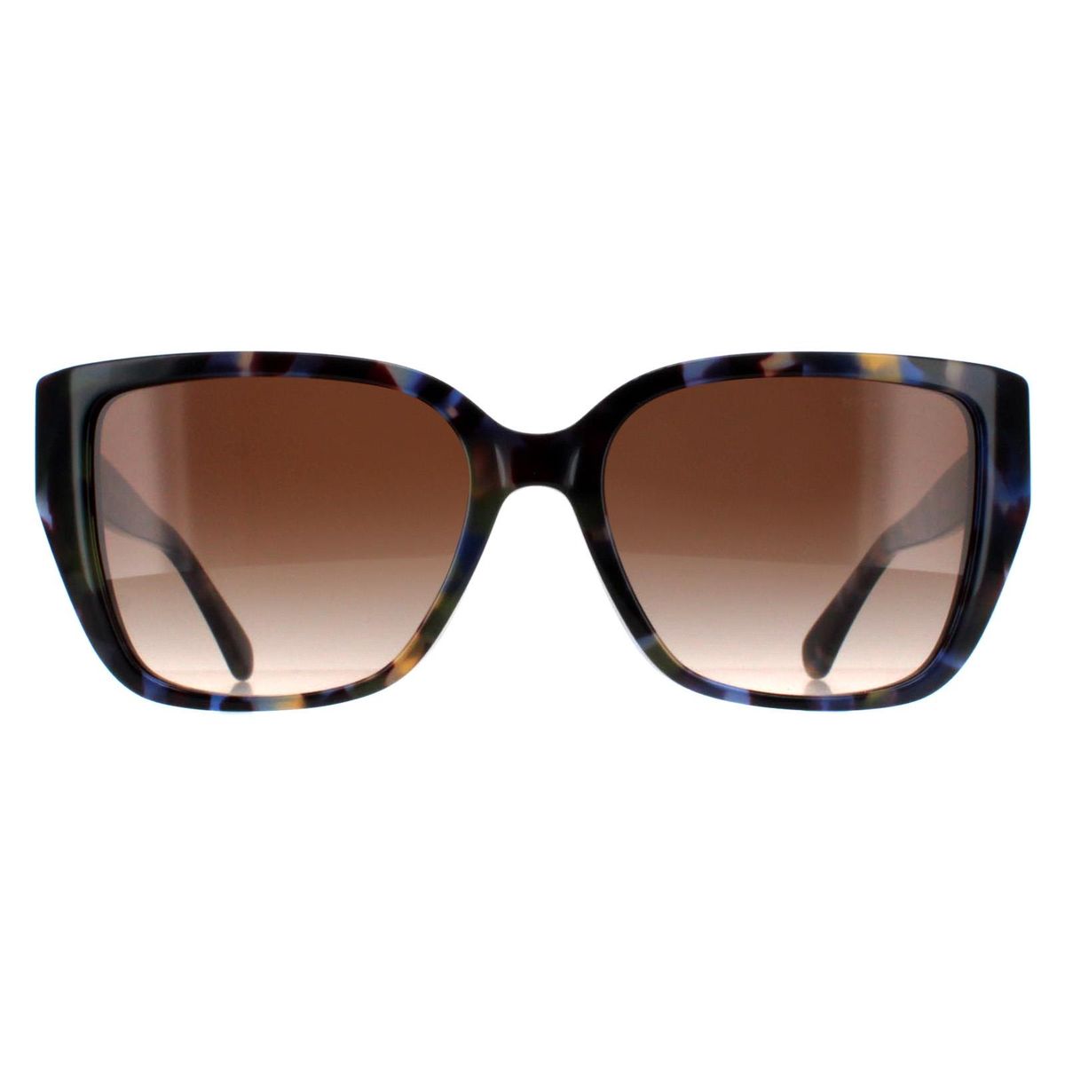 Übergroße Schildpatt-Sonnenbrille mit Farbverlauf