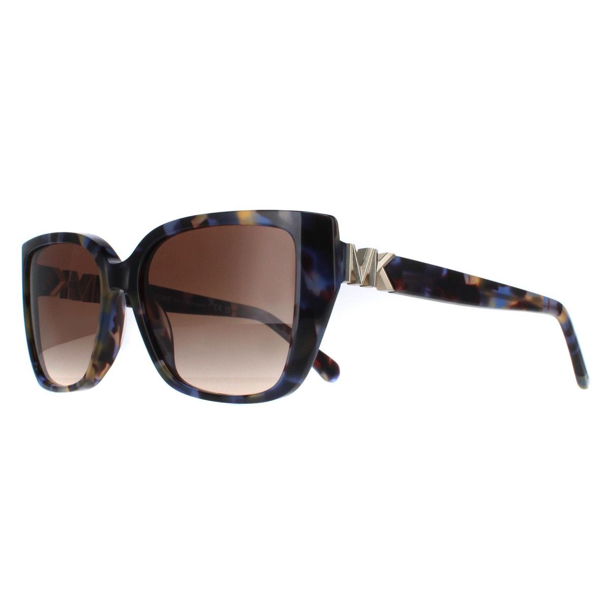Übergroße Schildpatt-Sonnenbrille mit Farbverlauf