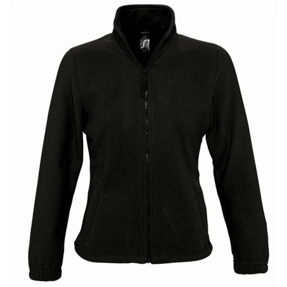 Fleecejacke mit durchgehendem Reißverschluss