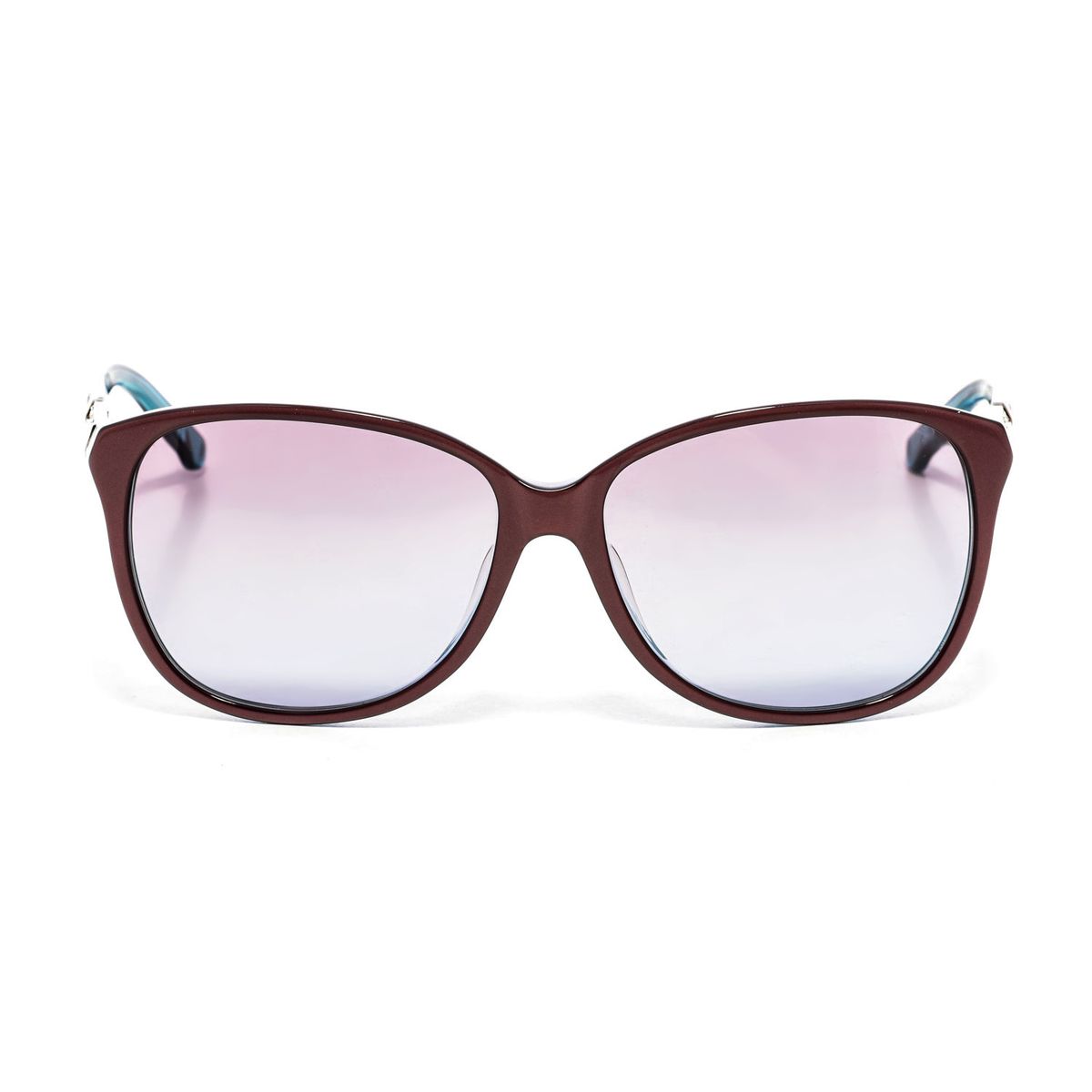 Elegante quadratische Sonnenbrille mit Kristalldetails