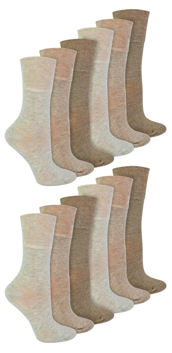 Nahtlose Bambus-Socken mit sanftem Halt