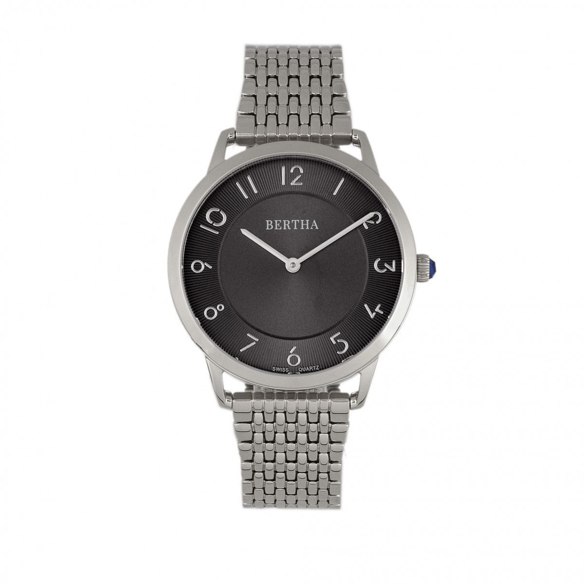 Elegante Edelstahl Armbanduhr
