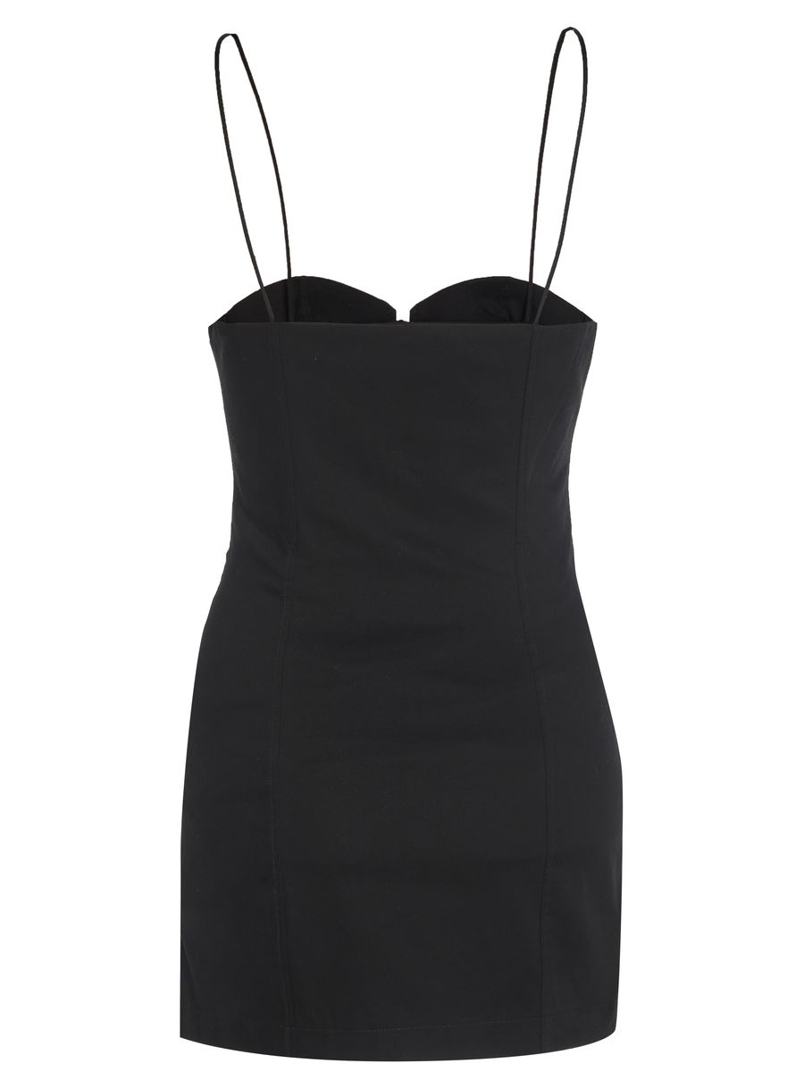 Mini-Kleid im Corsagen-Stil mit Trägern