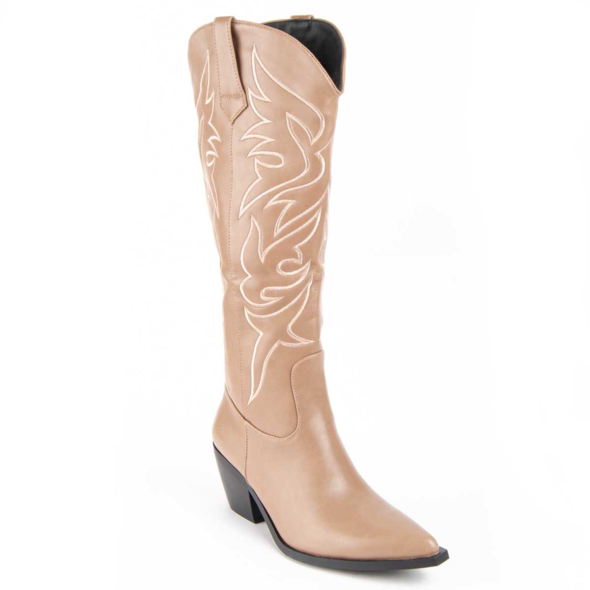 Bestickte Kniehohe Westernstiefel