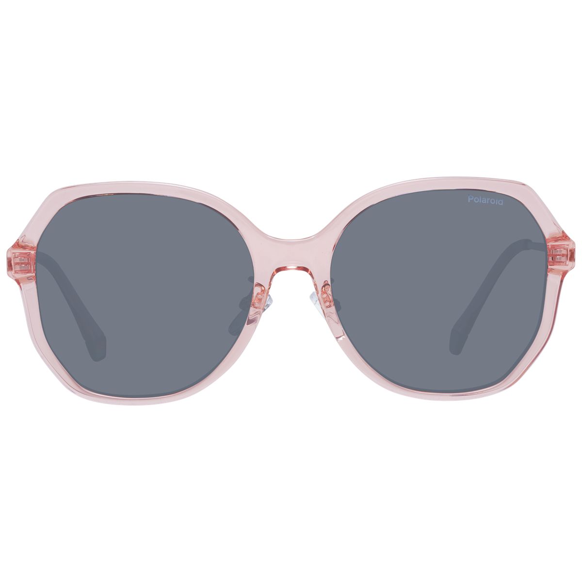 Übergroße Runde Transparente Sonnenbrille
