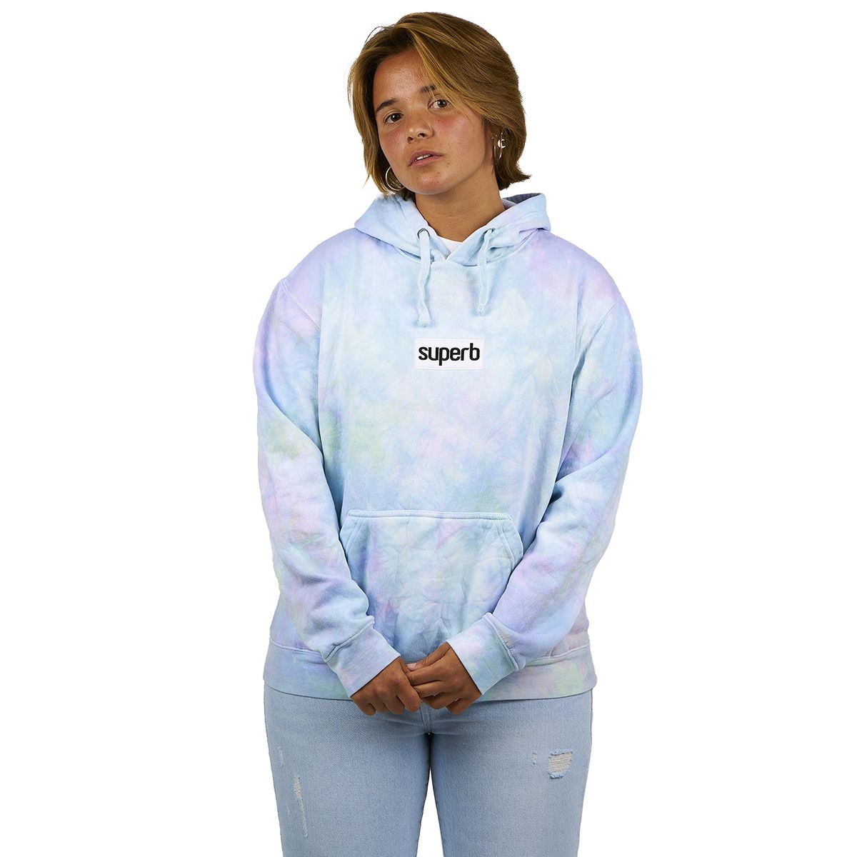 Einzigartiger handgefertigter Tie-Dye Hoodie
