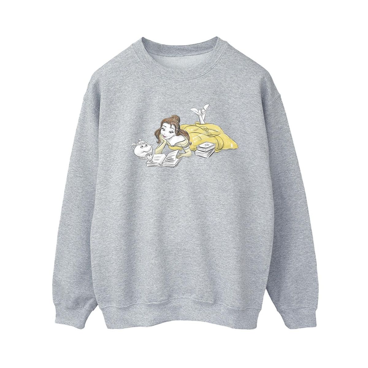 Belle beim Lesen Grafik-Sweatshirt