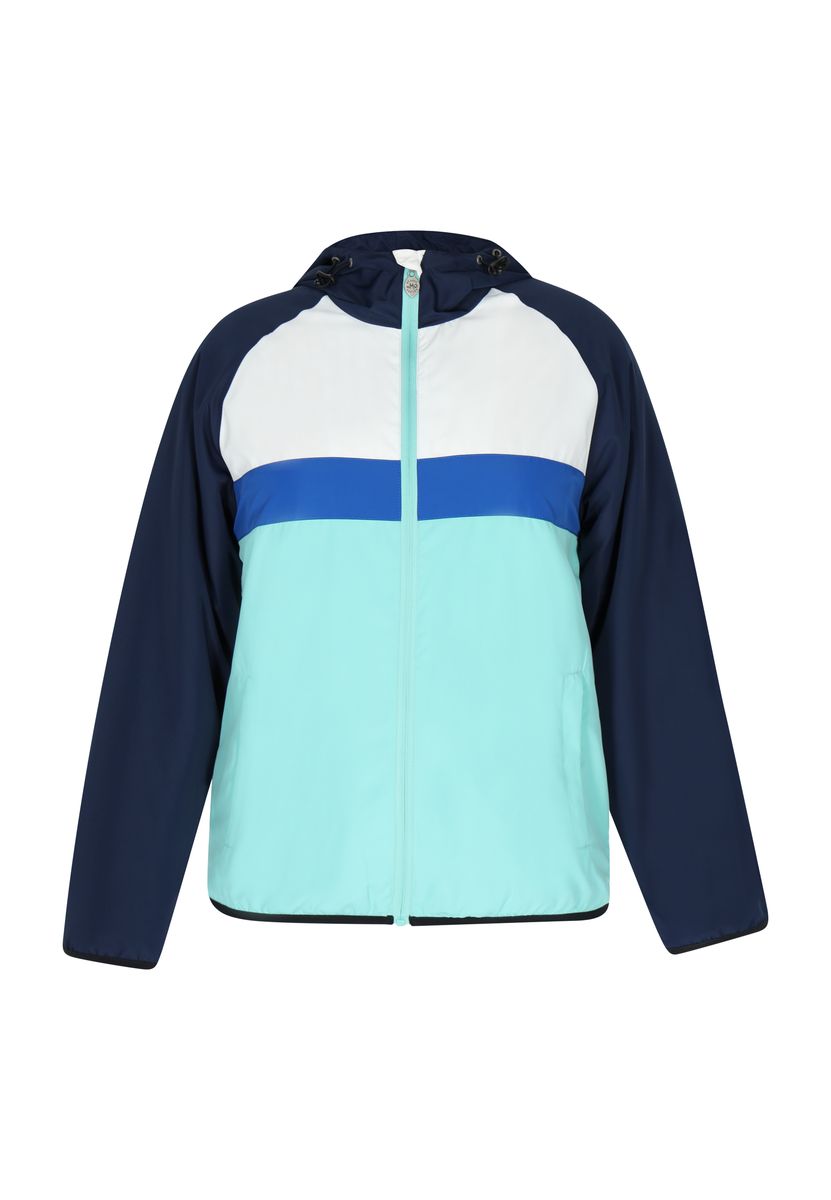 Windbreaker mit Kapuze und Paneelen