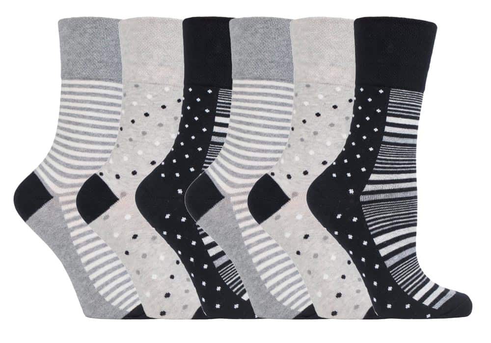 Gemusterte nicht-elastische Komfort-Socken