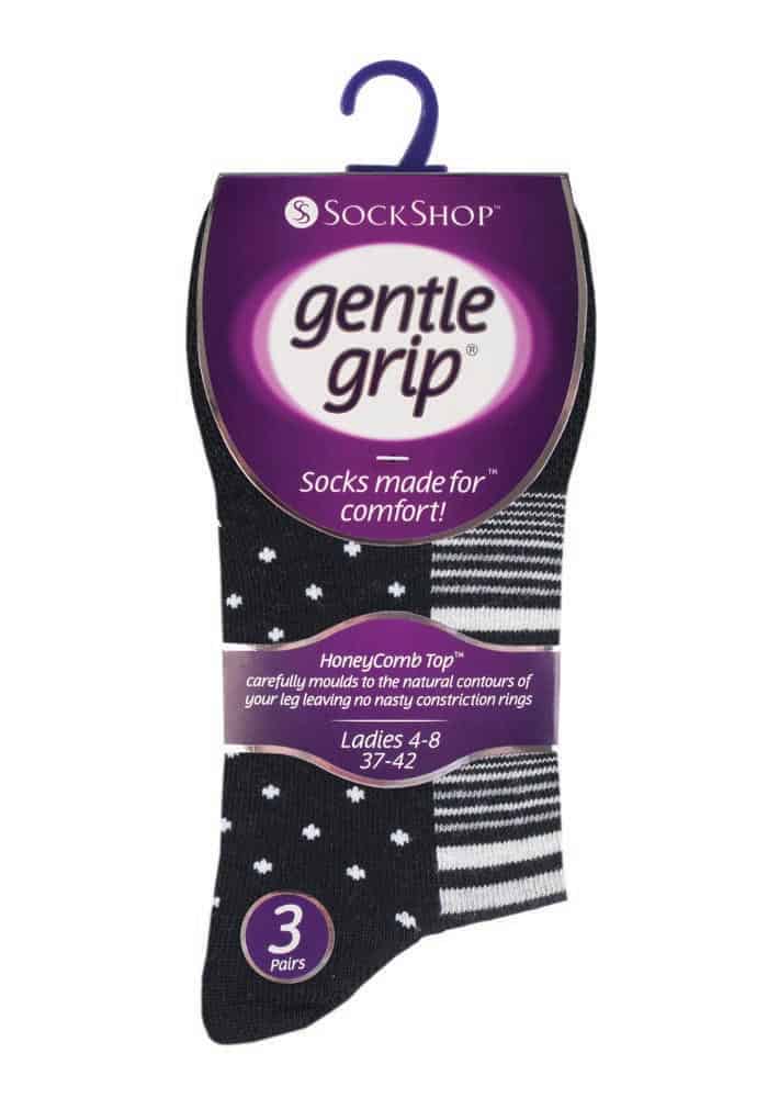 Gemusterte nicht-elastische Komfort-Socken
