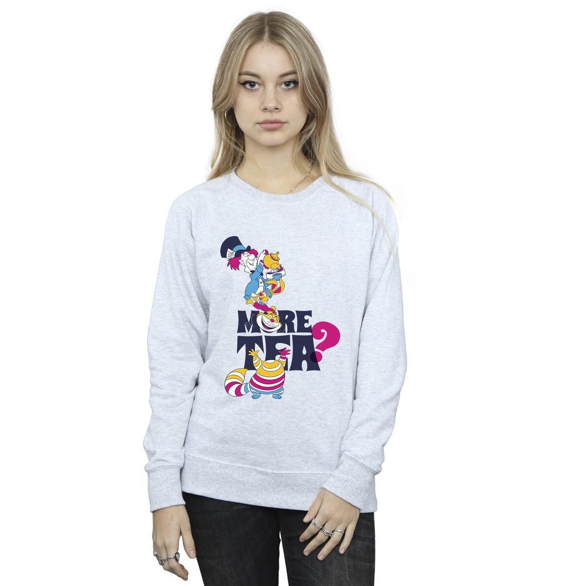 Wonderland Charakter Grafik-Sweatshirt