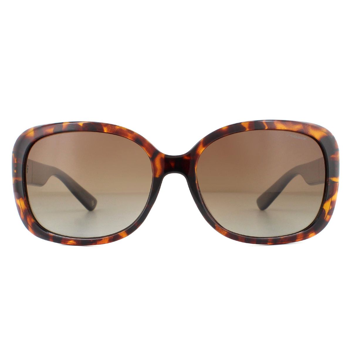 Polarisierte Oversize-Sonnenbrille in Schildpatt-Optik