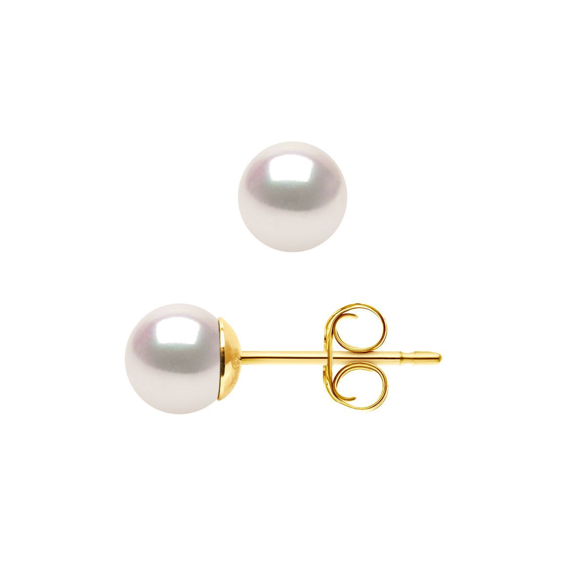 Elegante Akoya-Perlenstecker